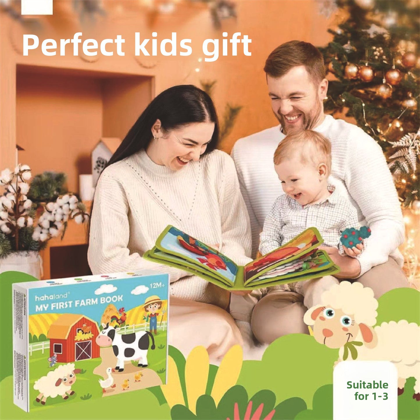 Multi-Page Felt Early Education Busy Book for Children