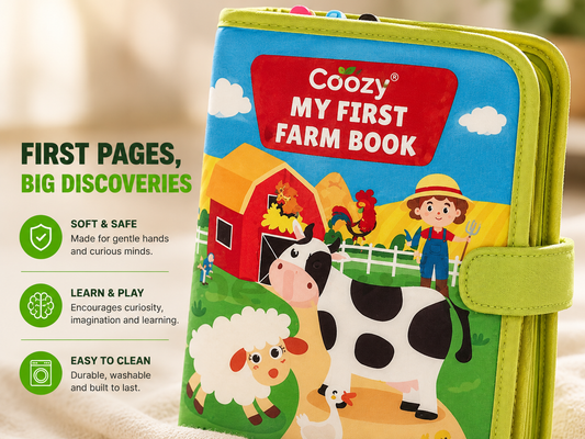 Multi-Page Felt Early Education Busy Book for Children